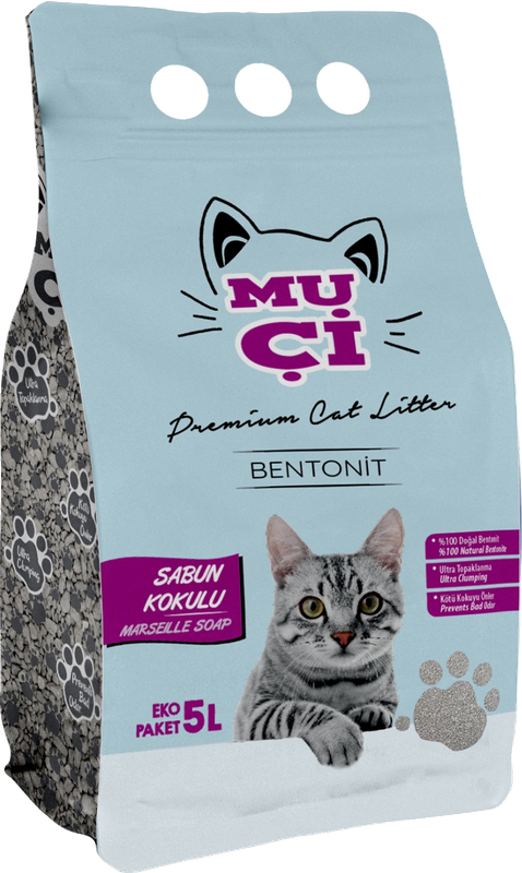Muçi Bentonit Kedi Kumu — Marsilya Sabunlu
