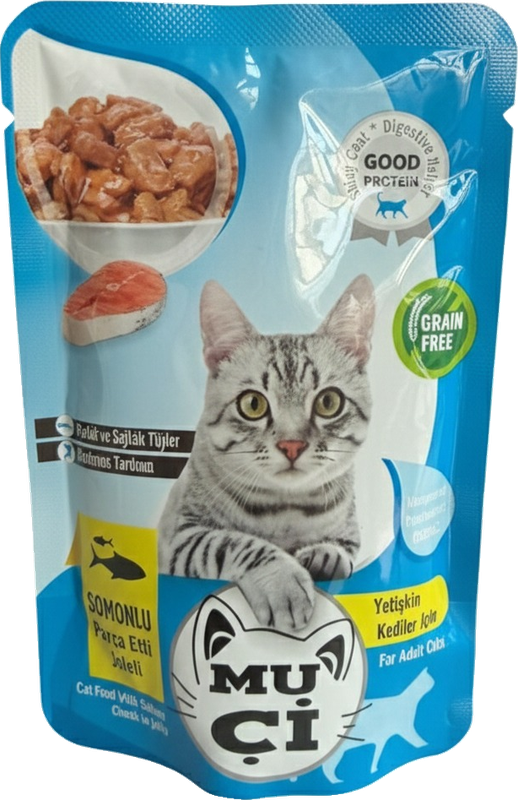 Muçi Jöleli Yaş Mama Kedi — Somonlu