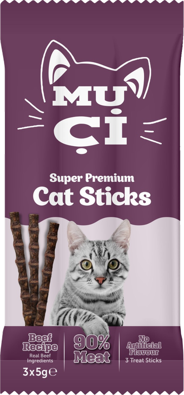 Muçi Stick Ödül Çubuğu Kedi — Biftekli